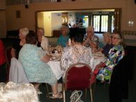 Some of our Swedish Guests enjoying dinner at the Rare Breeds Centre